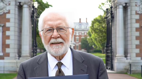 Dr. Everett Sinclair on university campus